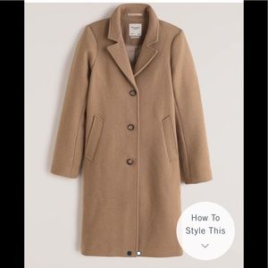 Wool “dad coat” excellent condition